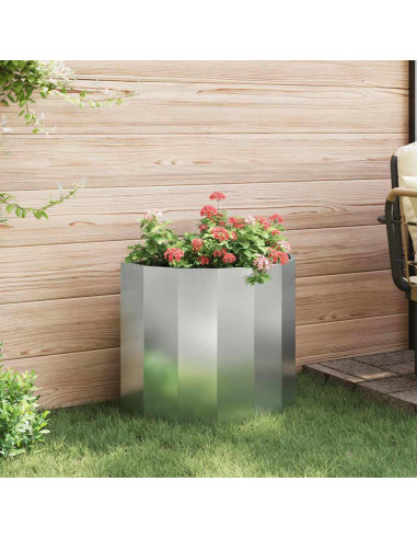 Fioriera Argento 60 x 30 x 50 cm Acciaio zincato