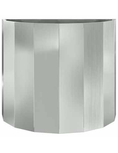 Fioriera Argento 60 x 30 x 50 cm Acciaio zincato