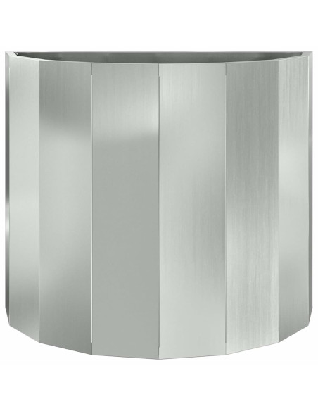 Fioriera Argento 60 x 30 x 50 cm Acciaio zincato