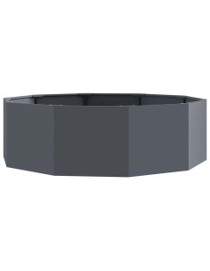 Fioriera Antracite 120 x 120 x 35 cm Acciaio 2