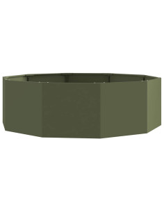 Fioriera Verde oliva 120 x 120 x 35 cm Acciaio 2