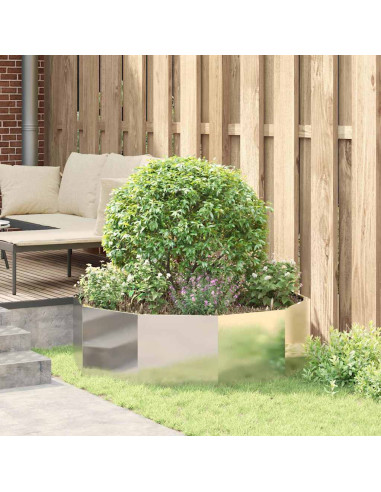 Fioriera Argento 120 x 120 x 35 cm Acciaio inossidabile