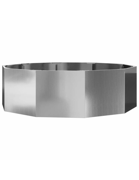 Fioriera Argento 120 x 120 x 35 cm Acciaio zincato