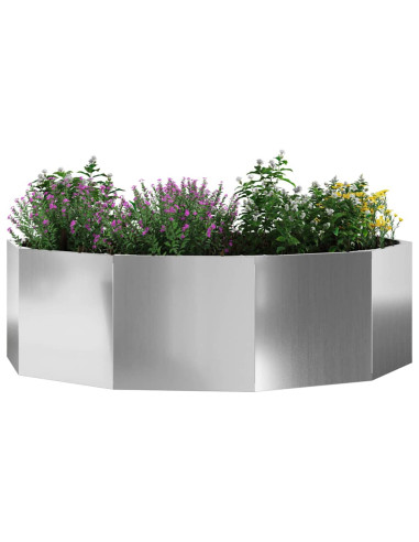 Fioriera Argento 120 x 120 x 35 cm Acciaio zincato