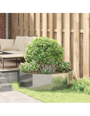 Fioriera Argento 120 x 120 x 35 cm Acciaio zincato