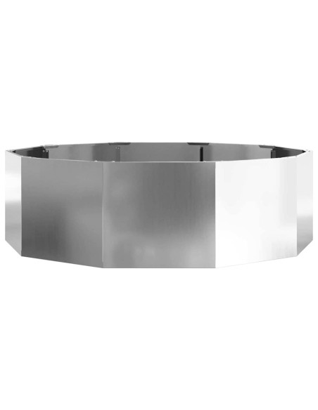 Fioriera Argento 120 x 120 x 35 cm Acciaio zincato