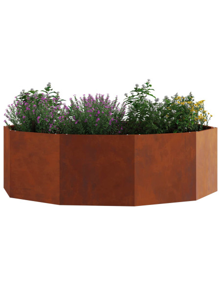 Fioriera Ruggine 120 x 120 x 35 cm