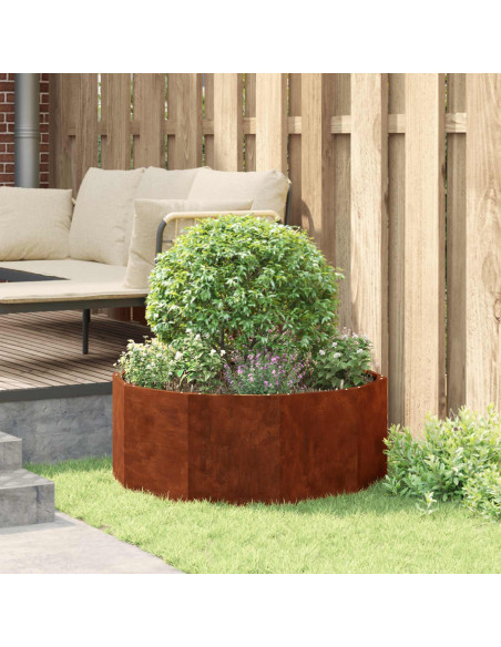 Fioriera Ruggine 90 x 90 x 35 cm