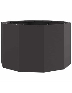 Fioriera Nero 60 x 60 x 35 cm Acciaio 2