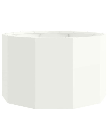 Fioriera Bianco 60 x 60 x 35 cm Acciaio