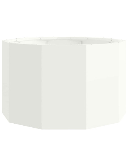 Fioriera Bianco 60 x 60 x 35 cm Acciaio