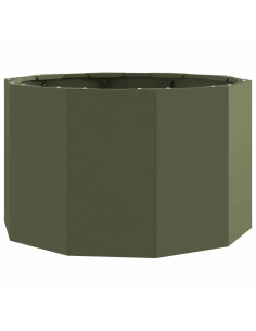 Fioriera Verde oliva 60 x 60 x 35 cm Acciaio 2