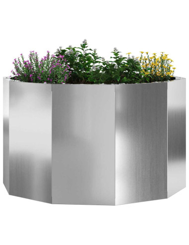 Fioriera Argento 60 x 60 x 35 cm Acciaio zincato