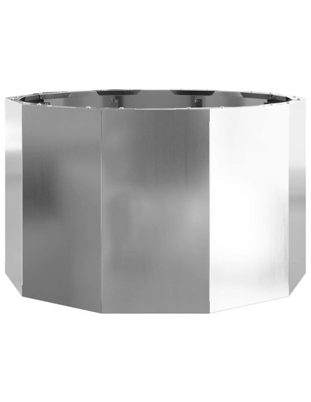 Fioriera Argento 60 x 60 x 35 cm Acciaio zincato