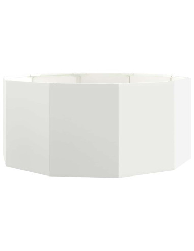 Fioriera Bianco 120 x 120 x 50 cm Acciaio