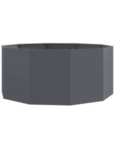 Fioriera Antracite 120 x 120 x 50 cm Acciaio 2