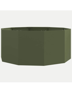 Fioriera Verde oliva 120 x 120 x 50 cm Acciaio 2