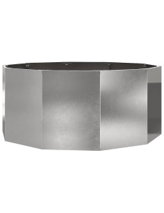 Fioriera Argento 120 x 120 x 50 cm Acciaio inossidabile 2