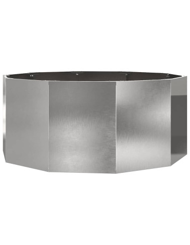 Fioriera Argento 120 x 120 x 50 cm Acciaio inossidabile