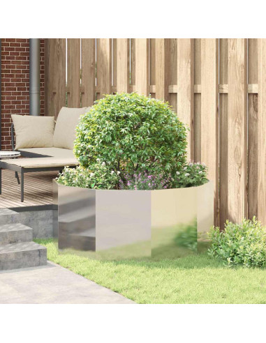 Fioriera Argento 120 x 120 x 50 cm Acciaio inossidabile