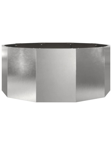 Fioriera Argento 120 x 120 x 50 cm Acciaio inossidabile