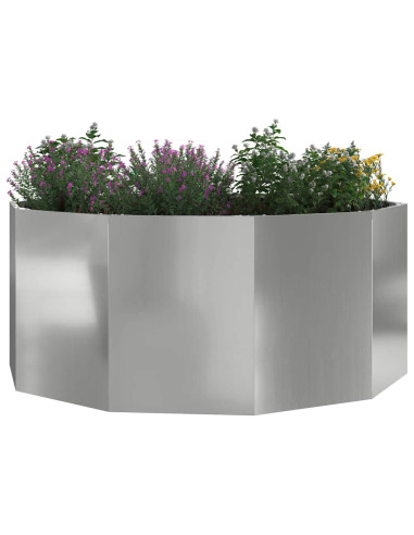 Fioriera Argento 120 x 120 x 50 cm Acciaio zincato