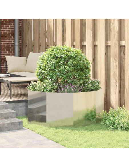 Fioriera Argento 120 x 120 x 50 cm Acciaio zincato