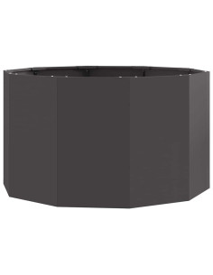 Fioriera Nero 90 x 90 x 50 cm Acciaio 2