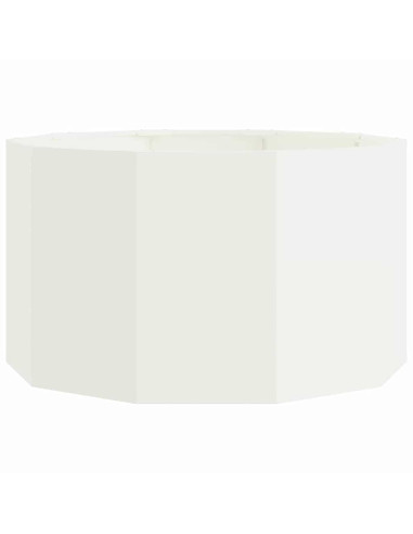 Fioriera Bianco 90 x 90 x 50 cm Acciaio