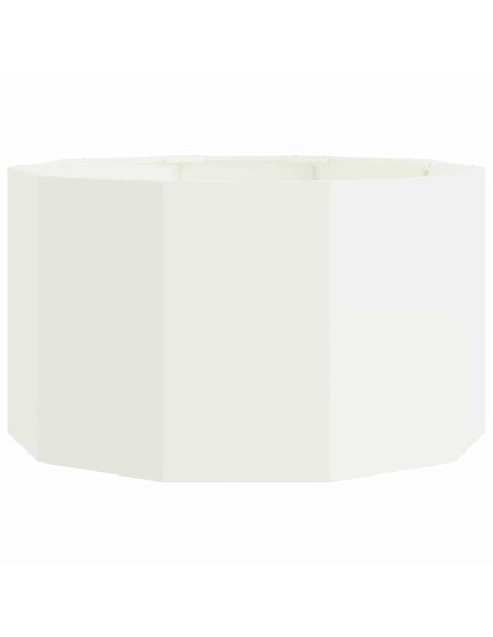 Fioriera Bianco 90 x 90 x 50 cm Acciaio