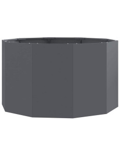 Fioriera Antracite 90 x 90 x 50 cm Acciaio 2