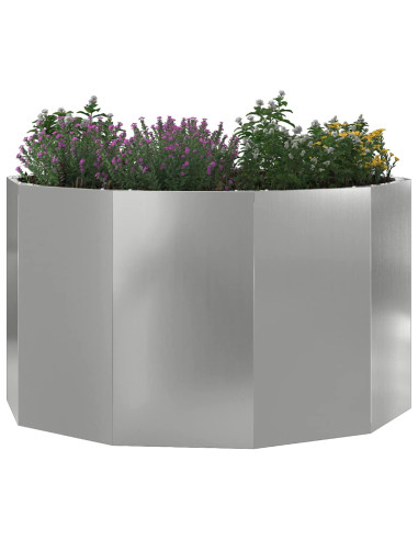 Fioriera Argento 90 x 90 x 50 cm Acciaio zincato