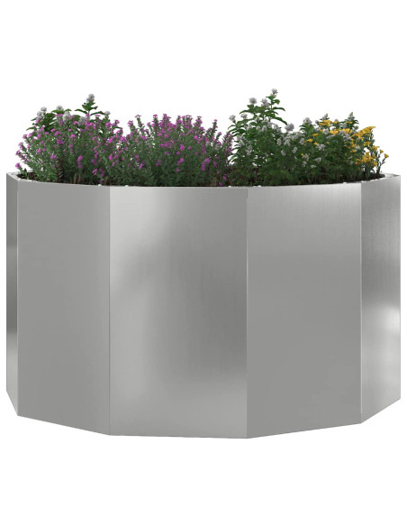 Fioriera Argento 90 x 90 x 50 cm Acciaio zincato