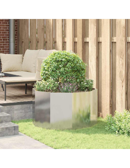 Fioriera Argento 90 x 90 x 50 cm Acciaio zincato