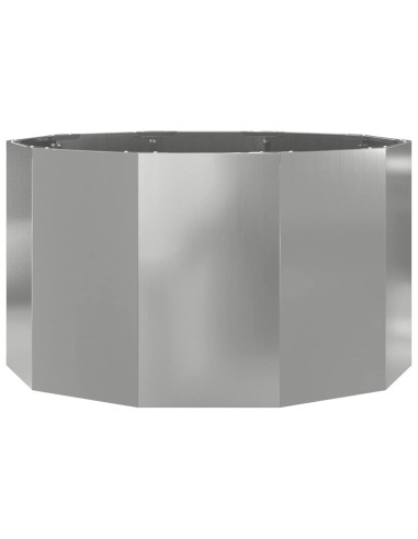 Fioriera Argento 90 x 90 x 50 cm Acciaio zincato