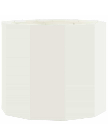 Fioriera Bianco 60 x 60 x 50 cm Acciaio