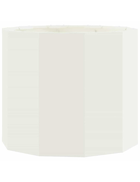 Fioriera Bianco 60 x 60 x 50 cm Acciaio