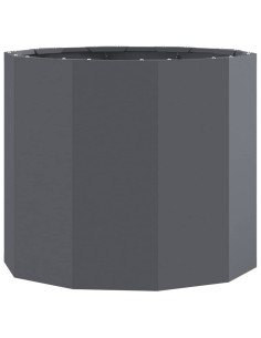 Fioriera Antracite 60 x 60 x 50 cm Acciaio 2