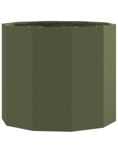 Fioriera Verde oliva 60 x 60 x 50 cm Acciaio 2