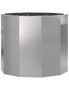 Fioriera Argento 60 x 60 x 50 cm Acciaio inossidabile 2