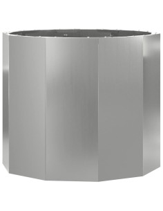 Fioriera Argento 60 x 60 x 50 cm Acciaio zincato 2