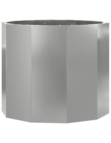 Fioriera Argento 60 x 60 x 50 cm Acciaio zincato