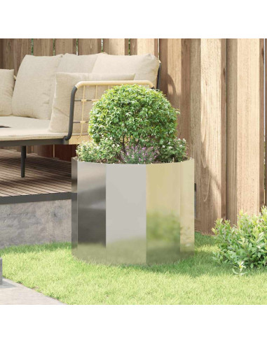 Fioriera Argento 60 x 60 x 50 cm Acciaio zincato