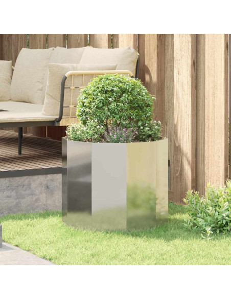 Fioriera Argento 60 x 60 x 50 cm Acciaio zincato