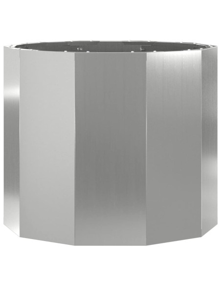 Fioriera Argento 60 x 60 x 50 cm Acciaio zincato