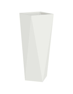 Fioriera Bianco 30 x 30 x 75 cm Acciaio 2