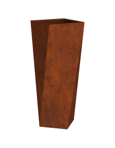 Fioriera 2 pcs Ruggine 30 x 30 x 75 cm