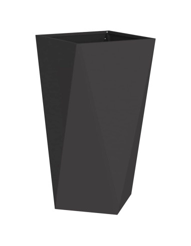 Fioriera Nero 40 x 40 x 75 cm Acciaio