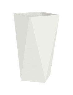 Fioriera Bianco 40 x 40 x 75 cm Acciaio 2