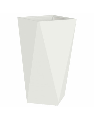 Fioriera Bianco 40 x 40 x 75 cm Acciaio